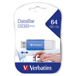 USB flash disk 64Gb Verbatim USB 2.0 modrý